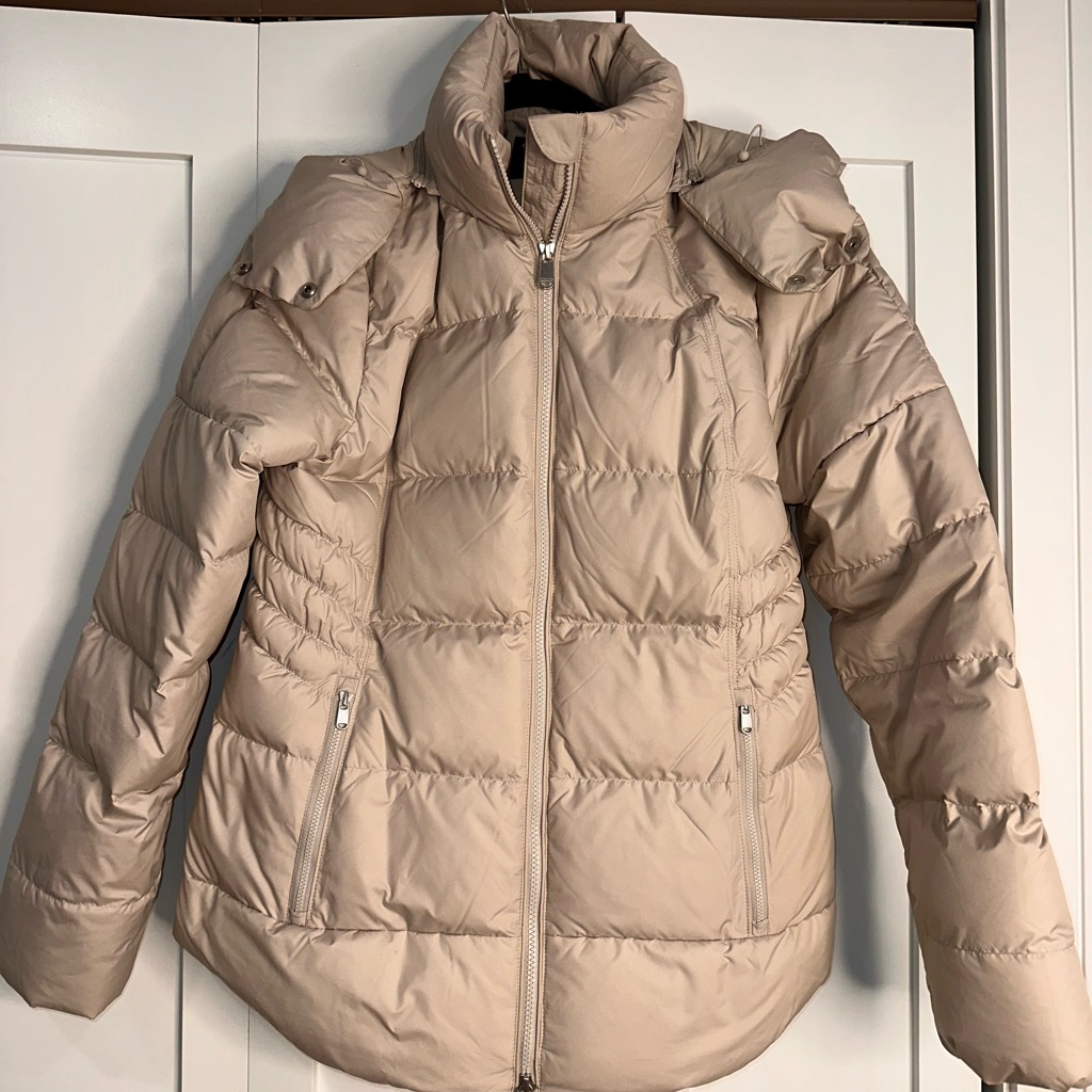 Athleta Women's Tan Puffer Jacket